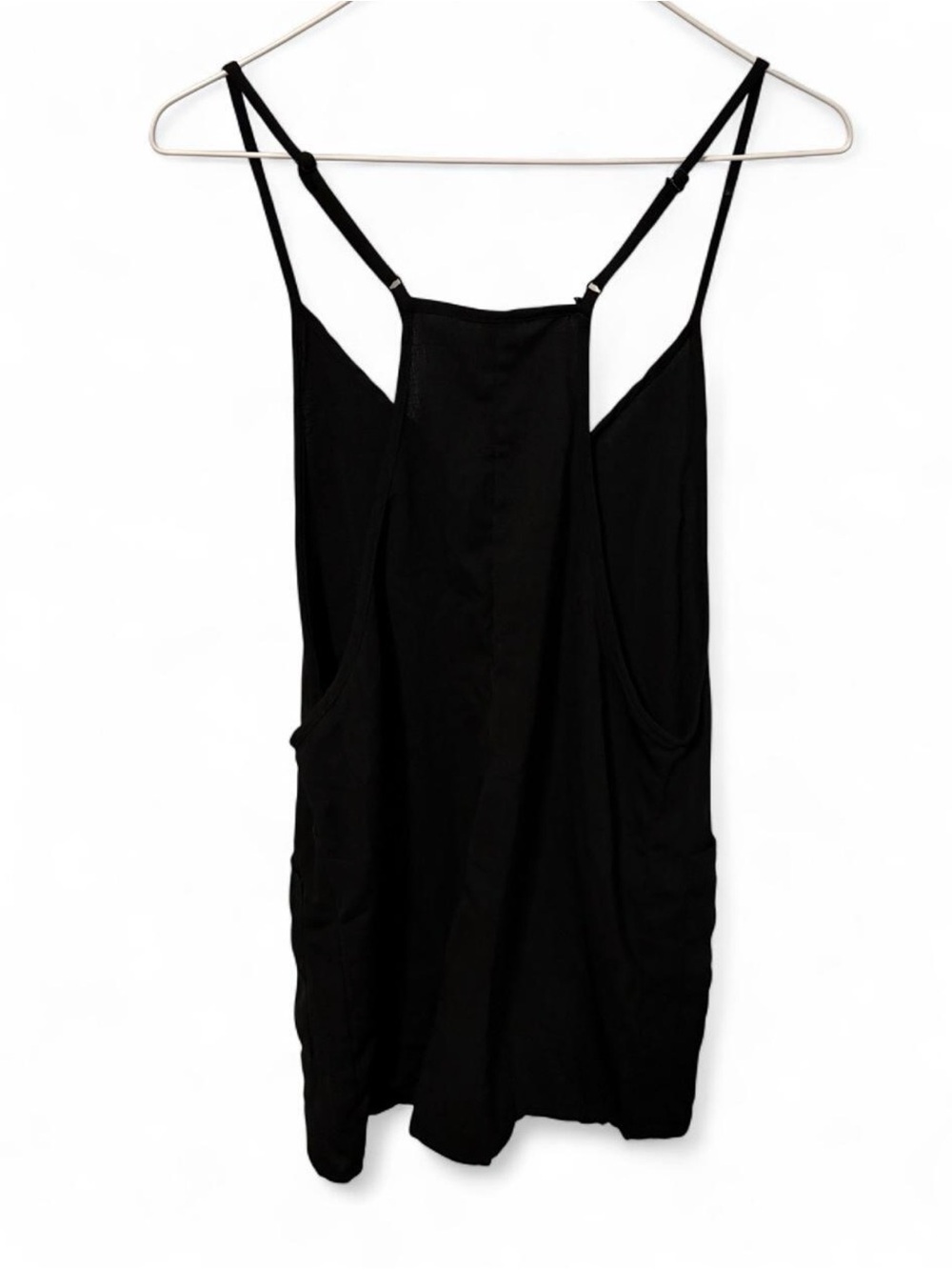 SHEIN Black Sleeveless V-Neck Romper with Pockets - Picture 4 of 6